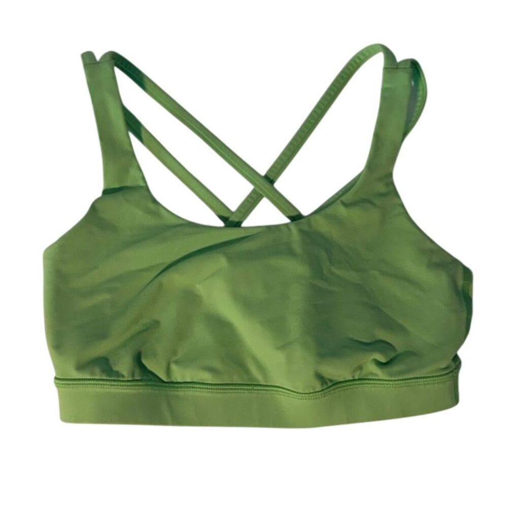 lululemon athletica Green Cross-Back Sports Bra
